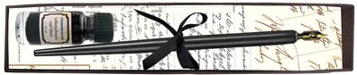 Kalligraphie-Set Linkshand Federhalter 10 ml Tinte schwarz Feder 16