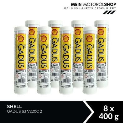 Shell Gadus S3 V220C 2 8x400 Gramm