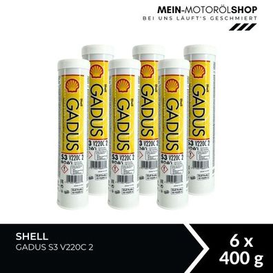 Shell Gadus S3 V220C 2 6x400 Gramm