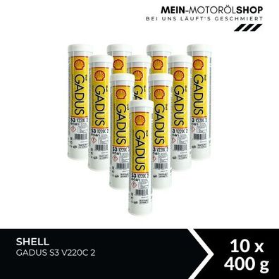 Shell Gadus S3 V220C 2 10x400 Gramm