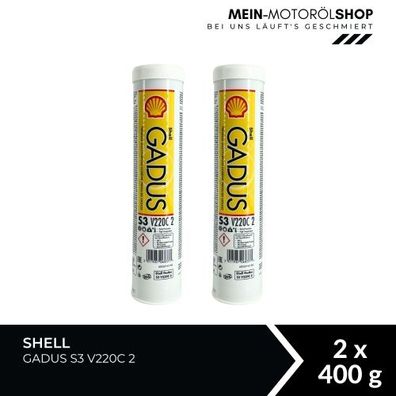Shell Gadus S3 V220C 2 2x400 Gramm