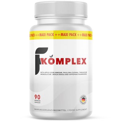 F Komplex Kapseln | aus hochwertigen Zutaten | einfache Anwendung | 90 Kapseln Inhalt