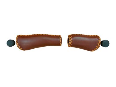 RM Riese&Müller Lenkergriffe Velo braun lang kurz 135/92mm Nabenschaltung mit Stopfen