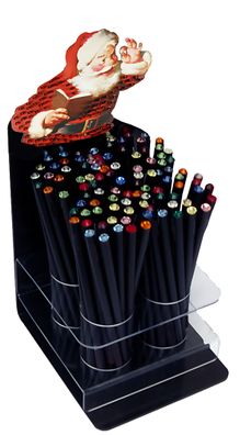 Bleistifte schwarz neutral mit Swarovski-Kristallen 100er sortiert