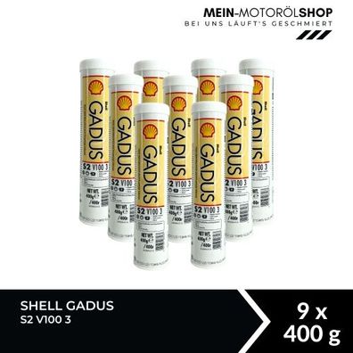 Shell Gadus S2 V100 3 9x400 Gramm
