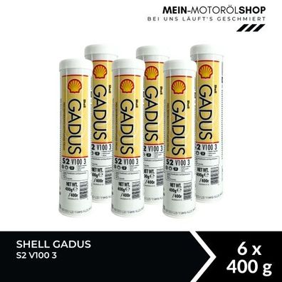 Shell Gadus S2 V100 3 6x400 Gramm