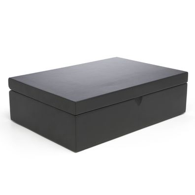 Bredemeijer großes schwarzes edles Teebox Set 7-teilig inkl, 6 Teedosen