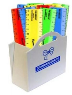 Twist & Swing Lineal 15 cm fünf Farben sortiert 30er Display