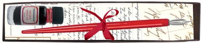 Kalligraphie-Set SIMPLE mit Federhalter und 10 ml Tinte rot 1 Stück