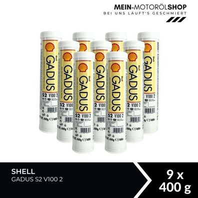 Shell Gadus S2 V100 2 9x400 Gramm