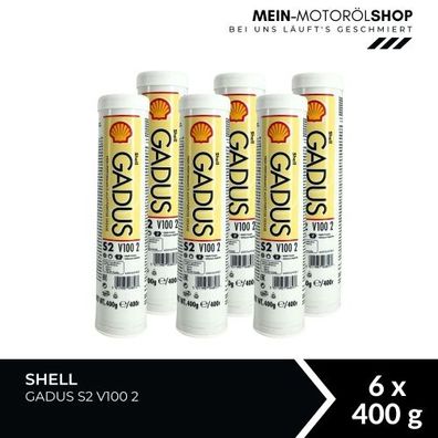 Shell Gadus S2 V100 2 6x400 Gramm