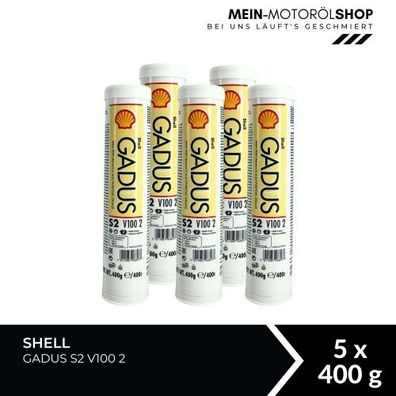 Shell Gadus S2 V100 2 5x400 Gramm