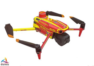 DJI M4T - Skin - Design: DLRG - Individualisierbar - Folie/Decal/Sticker