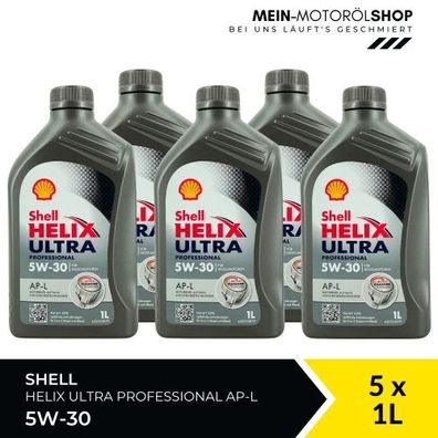Shell Helix Ultra Professional AP-L 5W-30 5x1 Liter