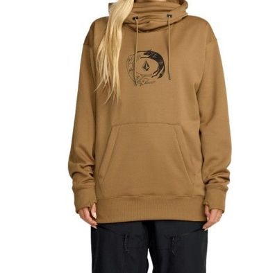 VOLCOM Women Riding Hoodie Riding Hydro bronze