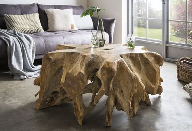 Couchtisch 80x80cm "Odin" Teak massiv