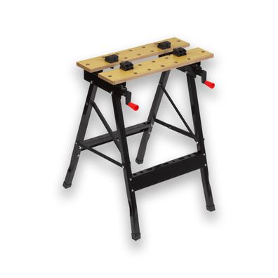 Meistercraft Werktisch Spanntisch 150 kg Tragkraft Werkbank Klappbar Heimwerker