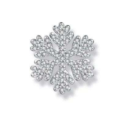 Anhänger - Silber 925 - Flake Schneeflocken