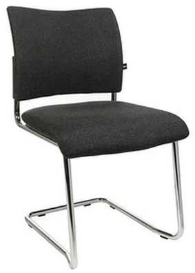 Besucherstuhl Freischwinger Visit 20 Polster 2er Set anthrazit