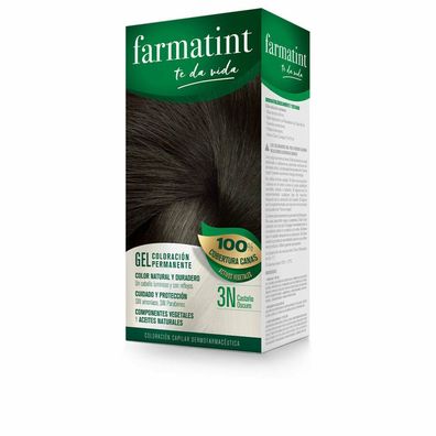 Farmatint gel coloración permanente #3n-castaño oscuro
