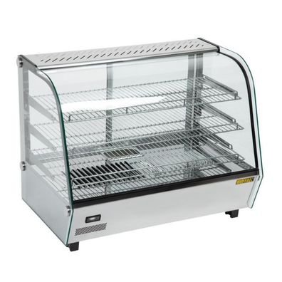 Buffalo Warmhaltevitrine Tischmodell 687x670x568mm mit 3 Roste und 160 Liter