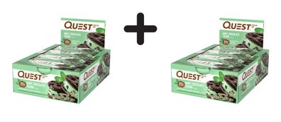 2 x Quest Nutrition Quest Bars (12x60g) Mint Chocolate Chunk
