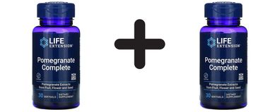 2 x Life Extension Pomegranate Complete - 30 softgels