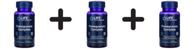 3 x Life Extension Pomegranate Complete - 30 softgels