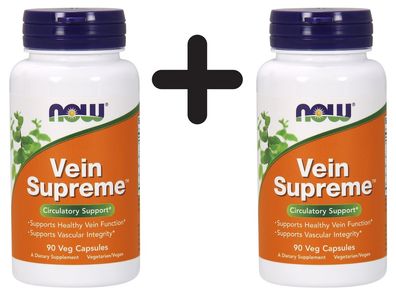 2 x NOW Foods Vein Supreme - 90 vcaps