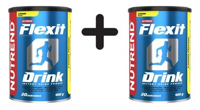 2 x Nutrend Flexit Drink, Lemon - 400g