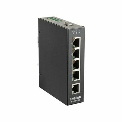 D-Link Dis-100E-5W 5Port Unmanaged L2 Fast Eth Industrial Sw