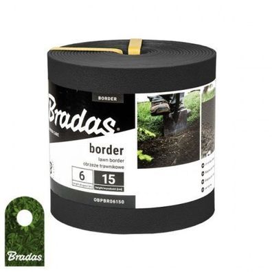 Zaunband 6mx15cm schwarz Zaun- Palisadenband Sichtschutz Lärmschutz BRADAS