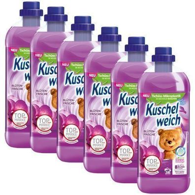 Kuschelweich Blütenfrische Weichspüler 6x1 l