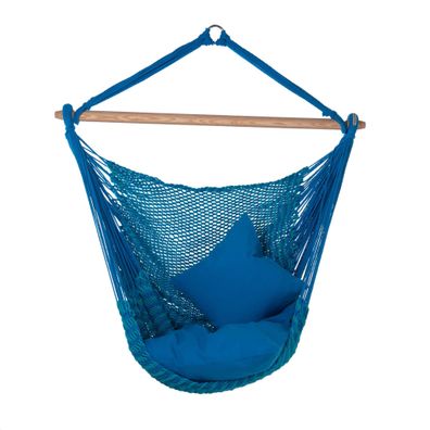 Bio Netzhängesessel BALAO Azur von Hängemattenglück