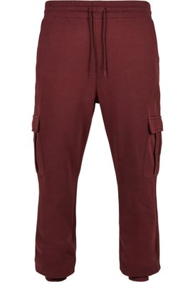Urban Classics Cargo Sweatpants cherry