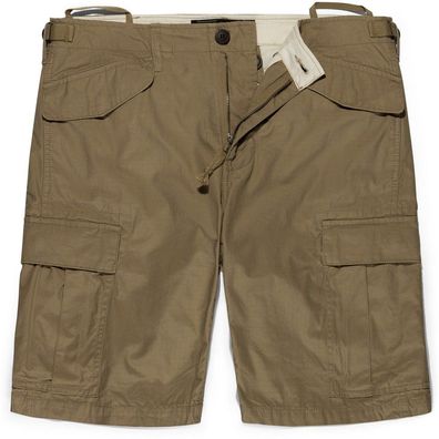 Vintage Industries kurze Hose Ripstop Anderson Shorts Dark Khaki