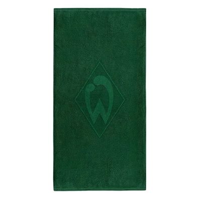 SV Werder Bremen GOTS Duschtuch Raute Fussball 70x140cm