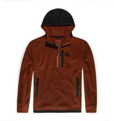 Vintage Industries Fleecepullover Vinson Hollow Fibre Fleece Brick