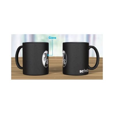 SC Freiburg Tasse Softtouch Fussball Rot