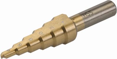 Silverline Bohrer Titanbeschichteter HSS-Stufenbohrer