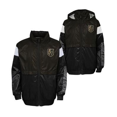 Outerstuff Jungen Sportartikel Kinder Jacke GOAL LINE STANCE FZ Windbreake