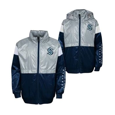 Outerstuff Jungen Sportartikel Kinder Jacke GOAL LINE STANCE FZ Windbreake