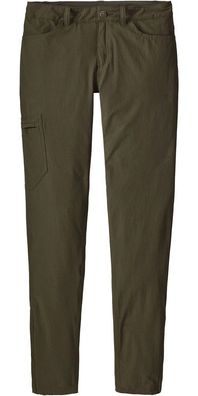 Patagonia Damen Wanderhose Skyline Traveler Pants Basin Green 169126