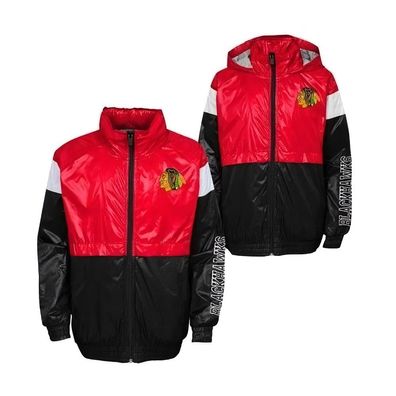 Outerstuff Jungen Sportartikel Kinder Jacke GOAL LINE STANCE FZ Windbreake
