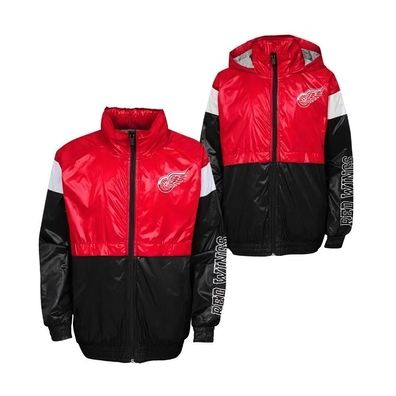 Outerstuff Jungen Sportartikel Kinder Jacke GOAL LINE STANCE FZ Windbreake