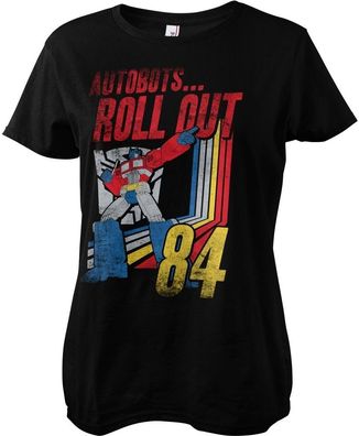 Transformers Autobots - Roll Out Girly Tee Damen T-Shirt Black
