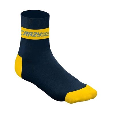 Crazy Idea Damen Fitness Artikel Socken CRAZY CARBON SOCKS SULFUR 188386