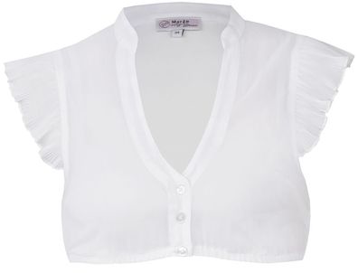 MarJo Dirndlbluse Kemnath Flügelarm weiß