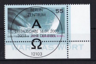 BRD 2003 gestempelt ESST MiNr. 2312 Jahr der Bibel