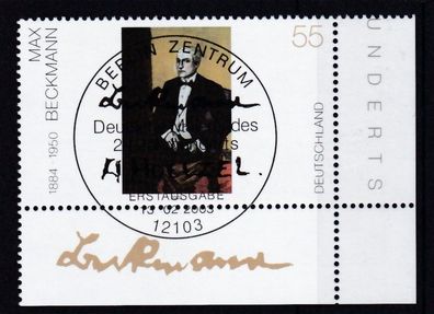 BRD 2003 gestempelt ESST MiNr. 2315-2316 Deutsche Malerei des 20. Jahrhunderts